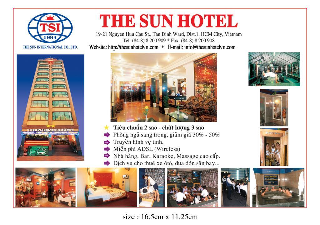 The Sun Hotel Хошимин Экстерьер фото